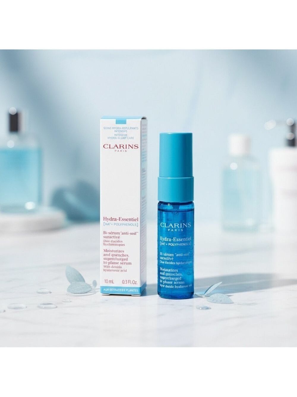 NEW Clarins Hydra-Essentiel Bi-Phase Serum | 10 ml Mini | NIB